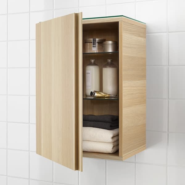 GODMORGON Hanging with 1 star - oak effect with white bite 40x32x58 cm , 40x32x58 cm - best price from Maltashopper.com 60330432