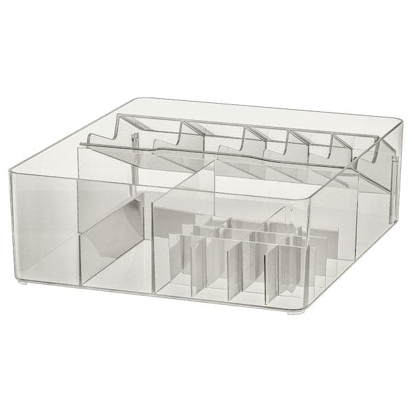 GODMORGON - Box with compartments, smoked , 32x28x10 cm - Premium Storage & Organization from Ikea - Just €25.99! Shop now at Maltashopper.com