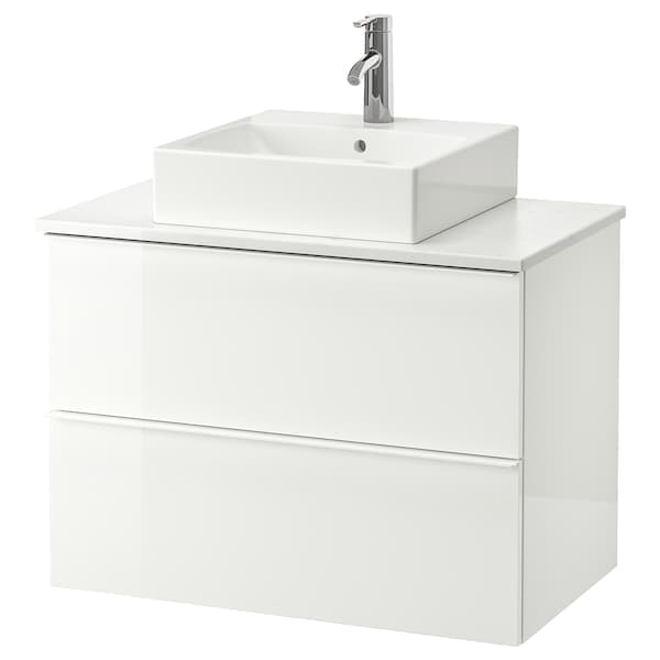 GODMORGON/TOLKEN / TÖRNVIKEN - 45x45 cabinet/washbasin/worktop