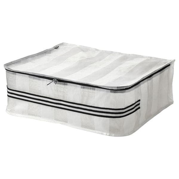 GÖRSNYGG - Storage case, white/transparent, 55x49x19 cm - best price from Maltashopper.com 40504193