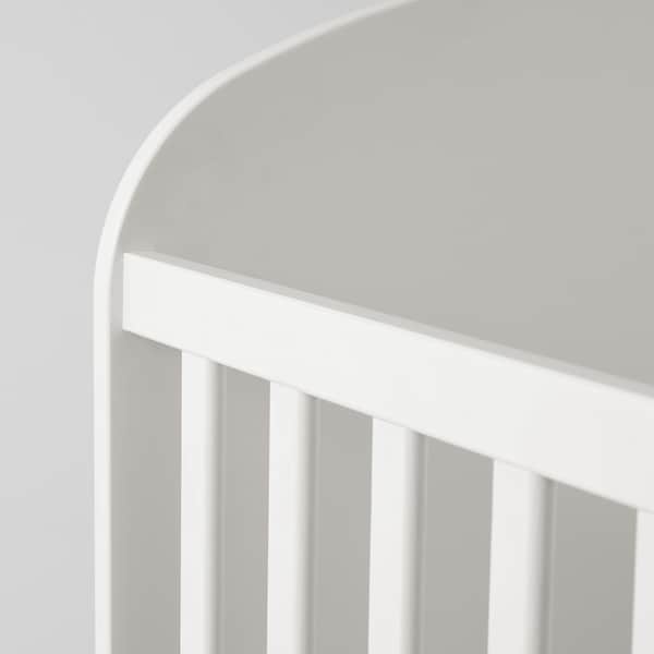 Ikea GONATT - Cot with drawer, white, 60x120 cm
