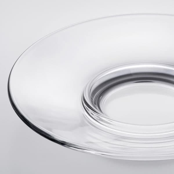 GOTTFINNANDE Saucer - transparent glass 12 cm , 12 cm - best price from Maltashopper.com 20463966