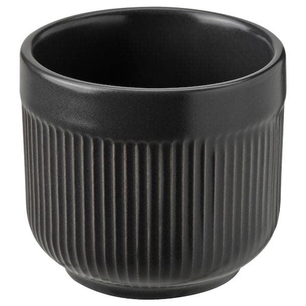 GRADVIS - Planter holder, indoor/outdoor black, 6 cm