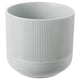 GRADVIS plant pot, grey, 15 cm