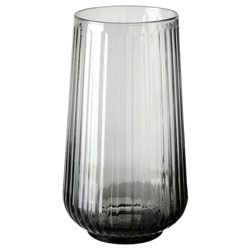 GRADVIS - Vase, grey, 19 cm