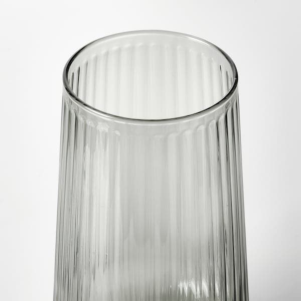 Ikea GRADVIS - Vase, grey, 19 cm