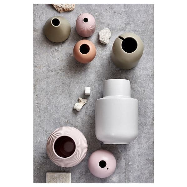 Ikea GRADVIS - Vase, pink, 21 cm