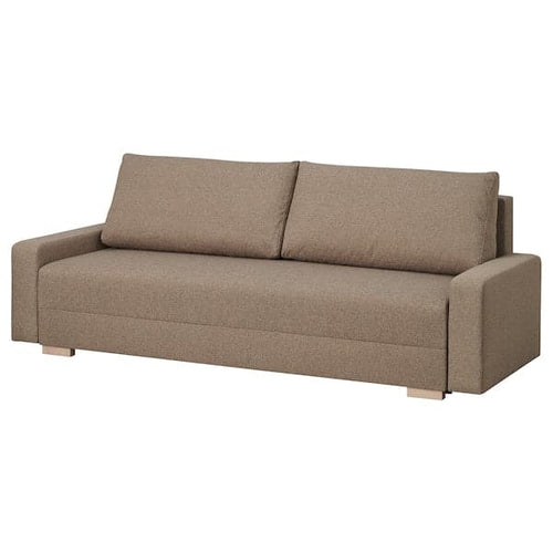 GRÄLVIKEN Sofa bed 3 seats - beige ,