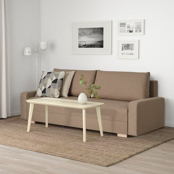 GRÄLVIKEN Sofa bed 3 seats - beige , - best price from Maltashopper.com 80504172