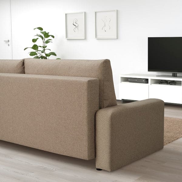 GR LVIKEN Sofa bed 3 seats beige Best Price at Maltashopper