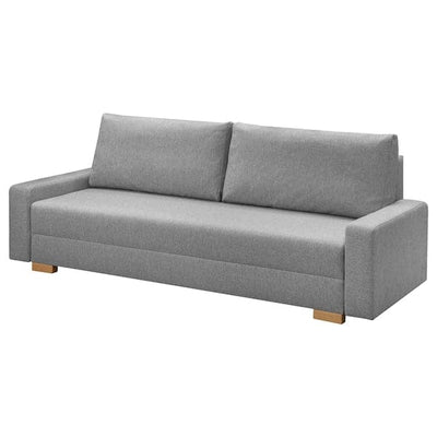 GRÄLVIKEN 3-seater sofa bed - grey , - best price from Maltashopper.com 70340567