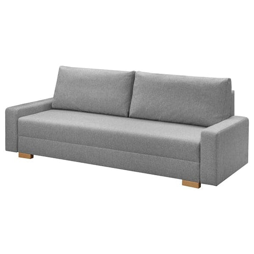 GRÄLVIKEN 3-seater sofa bed - grey ,