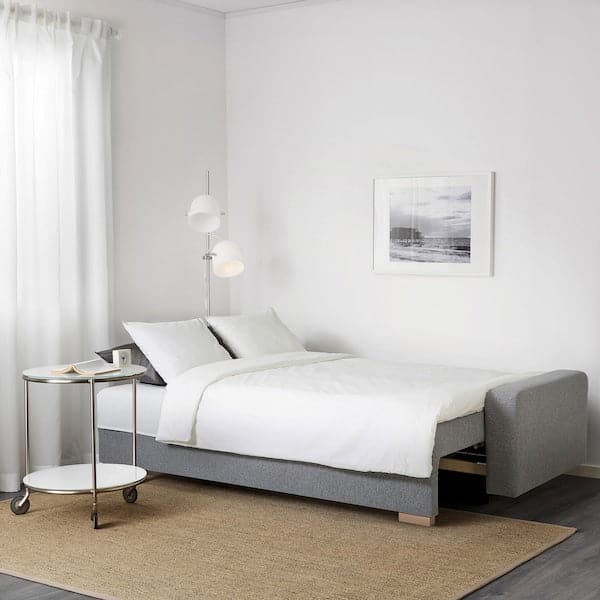GRÄLVIKEN 3-seater sofa bed - grey
