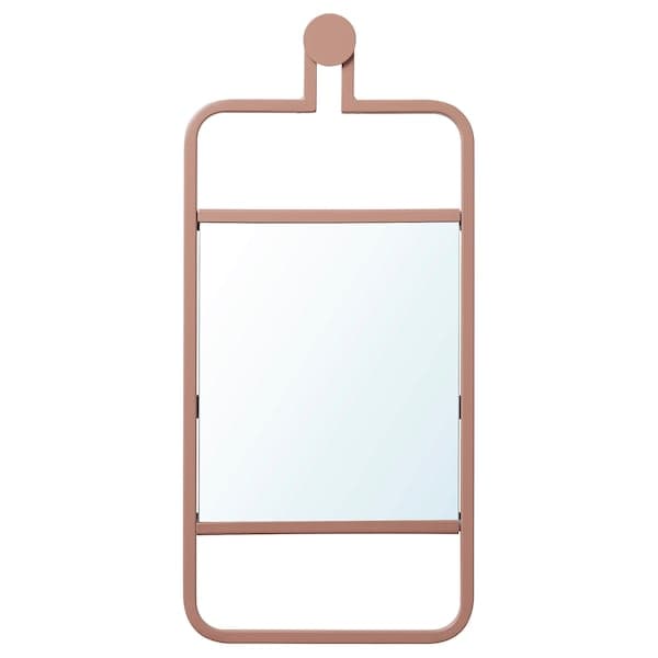 Ikea GRANVÅG - Mirror, wall hanging/pink, 22x48 cm