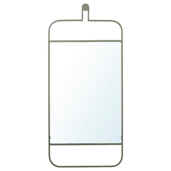 GRANVÅG - Mirror, wall hanging/green, 50x110 cm - best price from Maltashopper.com 10510987