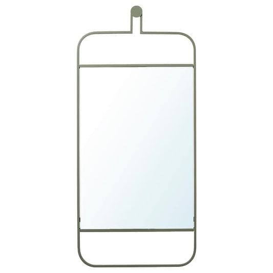 GRANVÅG - Mirror, wall hanging/green, 50x110 cm - best price from Maltashopper.com 10510987