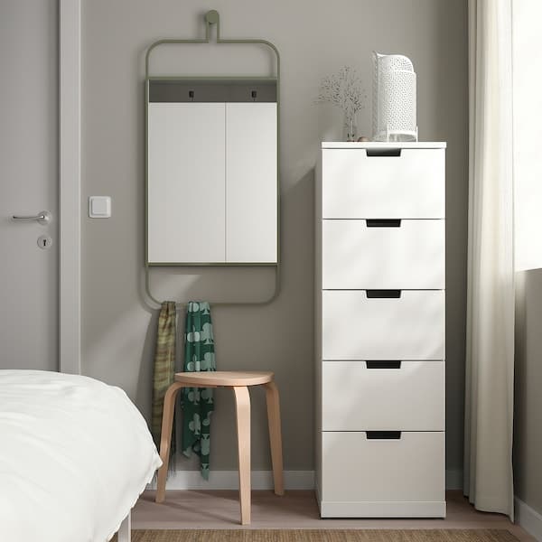 GRANVÅG - Mirror, wall hanging/green, 50x110 cm - best price from Maltashopper.com 10510987