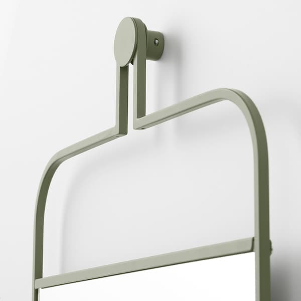 GRANVÅG - Mirror, wall hanging/green, 50x110 cm - best price from Maltashopper.com 10510987