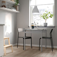 GRÅSALA / ADDE - Table and 2 chairs, grey grey/black, 67 cm - best price from Maltashopper.com 99497256