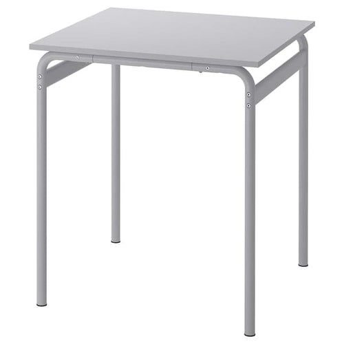 GRÅSALA - Table, grey/grey, 67x67x75 cm