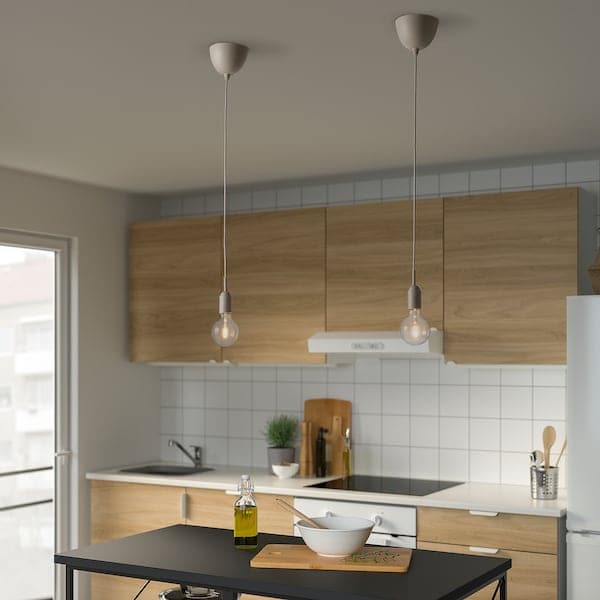 Ikea GRÅVACKA - Cord set for bulb, beige, 1.8 m