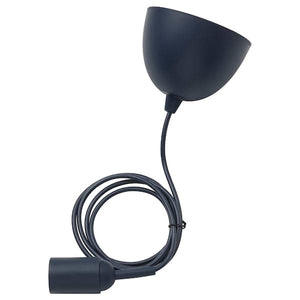 Ikea GRÅVACKA - Cord set for bulb, dark blue, 1.8 m