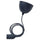 GRÅVACKA - GRÅVACKA Cord set for bulb, dark blue, 1.8 m