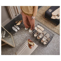 GREJIG - Shoe rack, grey, 58x27x17 cm - best price from Maltashopper.com 40329868