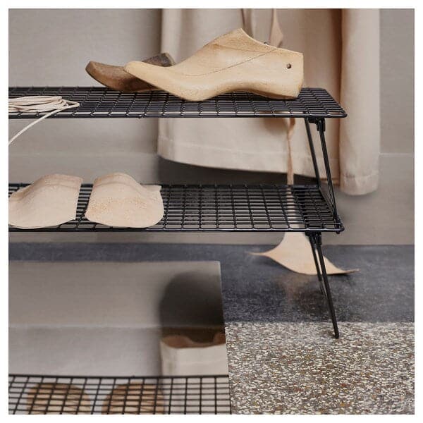 GREJIG - Shoe rack, grey, 58x27x17 cm - best price from Maltashopper.com 40329868