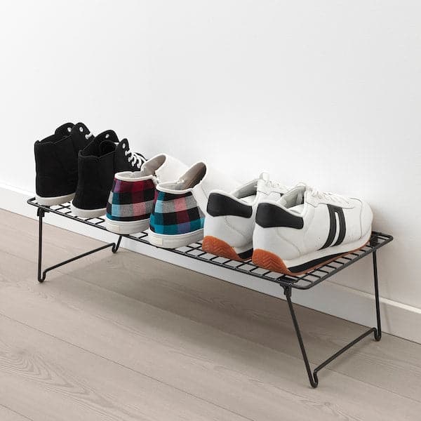 Ikea GREJIG - Shoe rack, grey, 58x27x17 cm