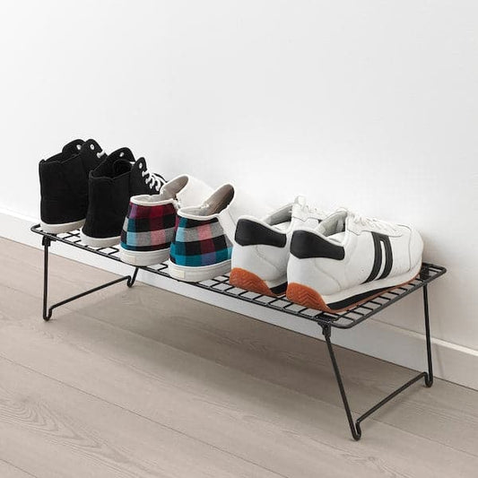 Ikea GREJIG - Shoe rack, grey, 58x27x17 cm