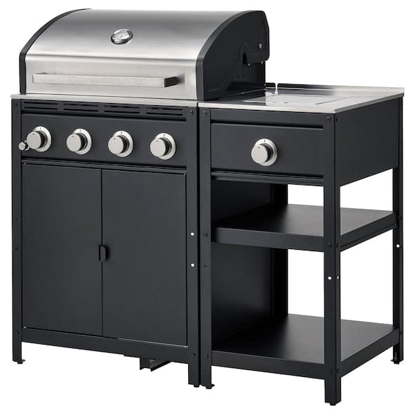 GRILLSKÄR Barbecue gas/side burner - stainless steel/outdoor 120x61 cm , - best price from Maltashopper.com 09417141