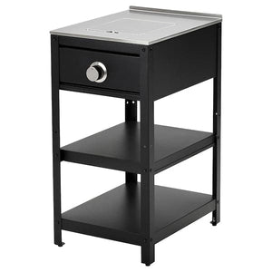 Ikea GRILLSKÄR Side burner - black/stainless steel from outside 48x61 cm