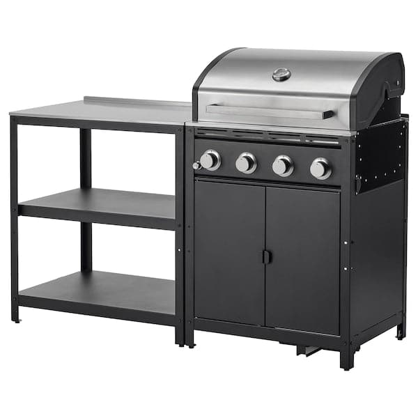 GRILLSKÄR Outdoor kitchen - stainless steel 158x61 cm - best price from Maltashopper.com 39418554