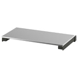 GRILLSKÄR side table, outdoor, black stainless steel/outdoor, 30x61 cm