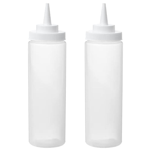 GRILLTIDER - Squeeze bottle, plastic/transparent, 330 ml