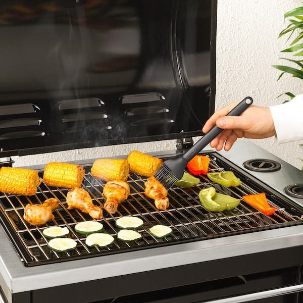 GRILLTIDER - Barbecue brush, silicone - best price from Maltashopper.com 00444554