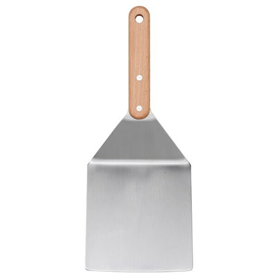 GRILLTIDER - Hamburger spatula, stainless steel/beech, 30 cm - best price from Maltashopper.com 60564727