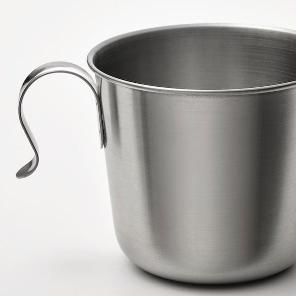 Ikea GRILLTIDER - Mug, stainless steel, 33 cl