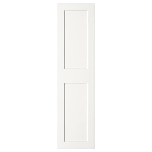 GRIMO - Door with hinges, white, 50x195 cm