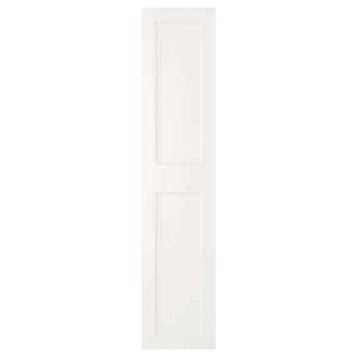 GRIMO - Door with hinges, white, 50x229 cm