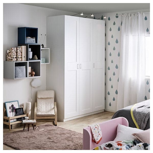GRIMO - Door with hinges, white, 50x229 cm - best price from Maltashopper.com 59183583