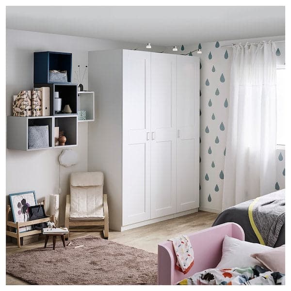 GRIMO - Door with hinges, white, 50x195 cm - best price from Maltashopper.com 99183581