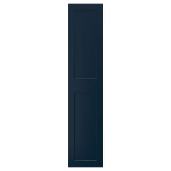 GRIMO - Door with hinges, dark blue, 50x229 cm - best price from Maltashopper.com 29332184