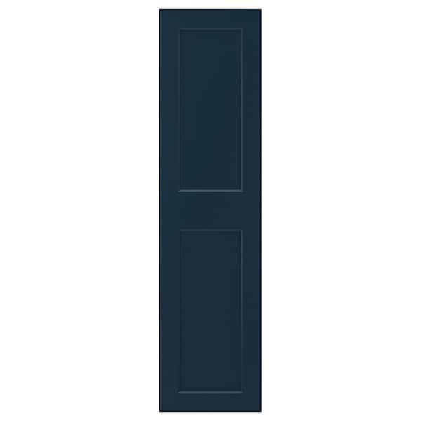 GRIMO - Door with hinges, dark blue, 50x195 cm