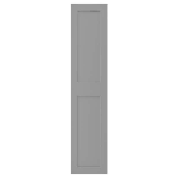 GRIMO - Door with hinges, grey, 50x229 cm - best price from Maltashopper.com 19332194