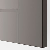 GRIMO - Door with hinges, grey, 50x229 cm - best price from Maltashopper.com 19332194