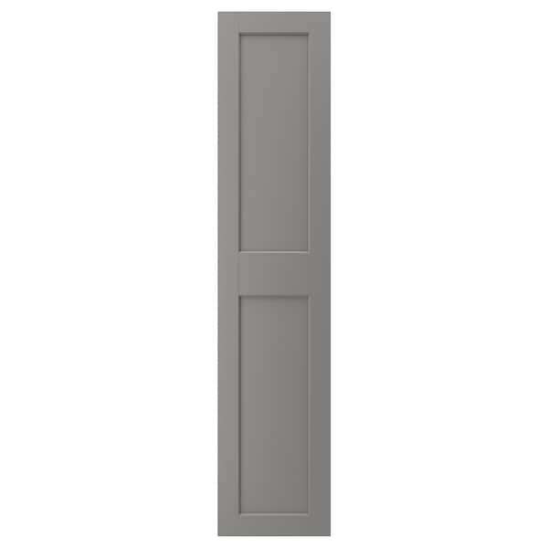 GRIMO - Door with hinges, grey, 50x229 cm - best price from Maltashopper.com 19332194