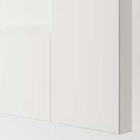 GRIMO - Pair of sliding doors, white, 200x201 cm - best price from Maltashopper.com 20521532