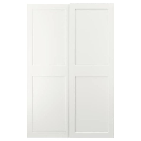 Ikea GRIMO - Pair of sliding doors, white, 150x236 cm